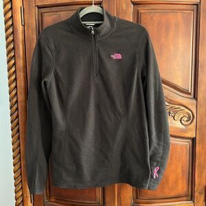 The North Face quarter zip jacket- breast cancer awareness edition- size…